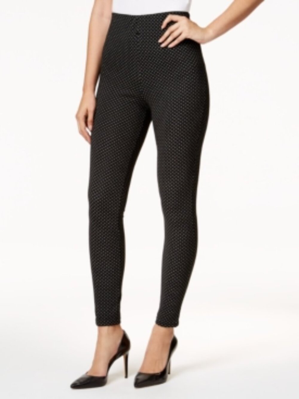 INC International Concepts Womens Shaping Pique Knit Smoothing Leggings